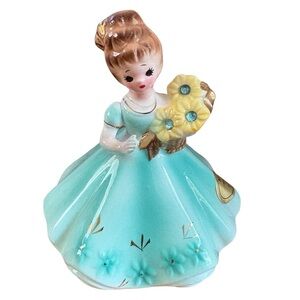 VINTAGE➕Josef Japan March Birthday Month Figurine Girl